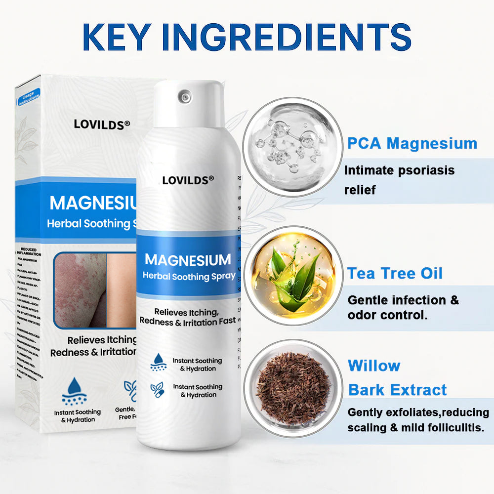 LOVILDS® Magnesium Herbal Psoriasis Spray