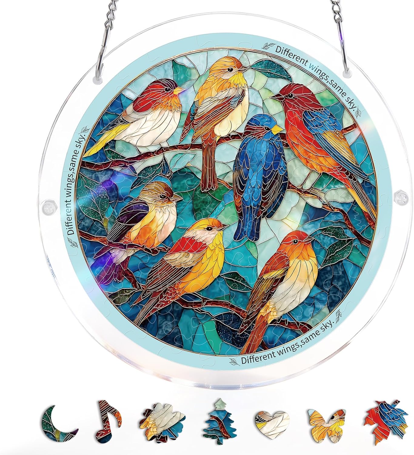 š„Motherās Day 49% OFF - DIY Acrylic Jigsaw Puzzle Suncatcher