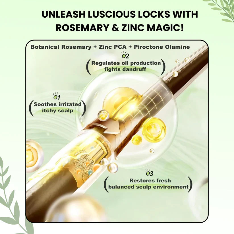 🔥LAST DAY 50% OFF🌿 LOVILDS Rosemary Anti-Hair Fall Shampoo —— Say Goodbye to Hair Loss, Embrace Thick, Healthy Locks!