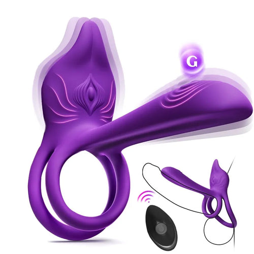 🎁Alisanda® Enchanted Girl Luxe Smart Vibrating Ring – App-Controlled Pleasure for Couples 💫