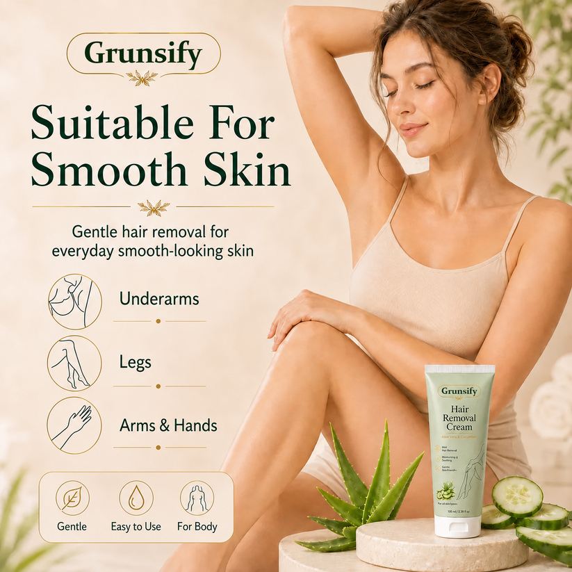 Suitable for underarms legs arms and hands