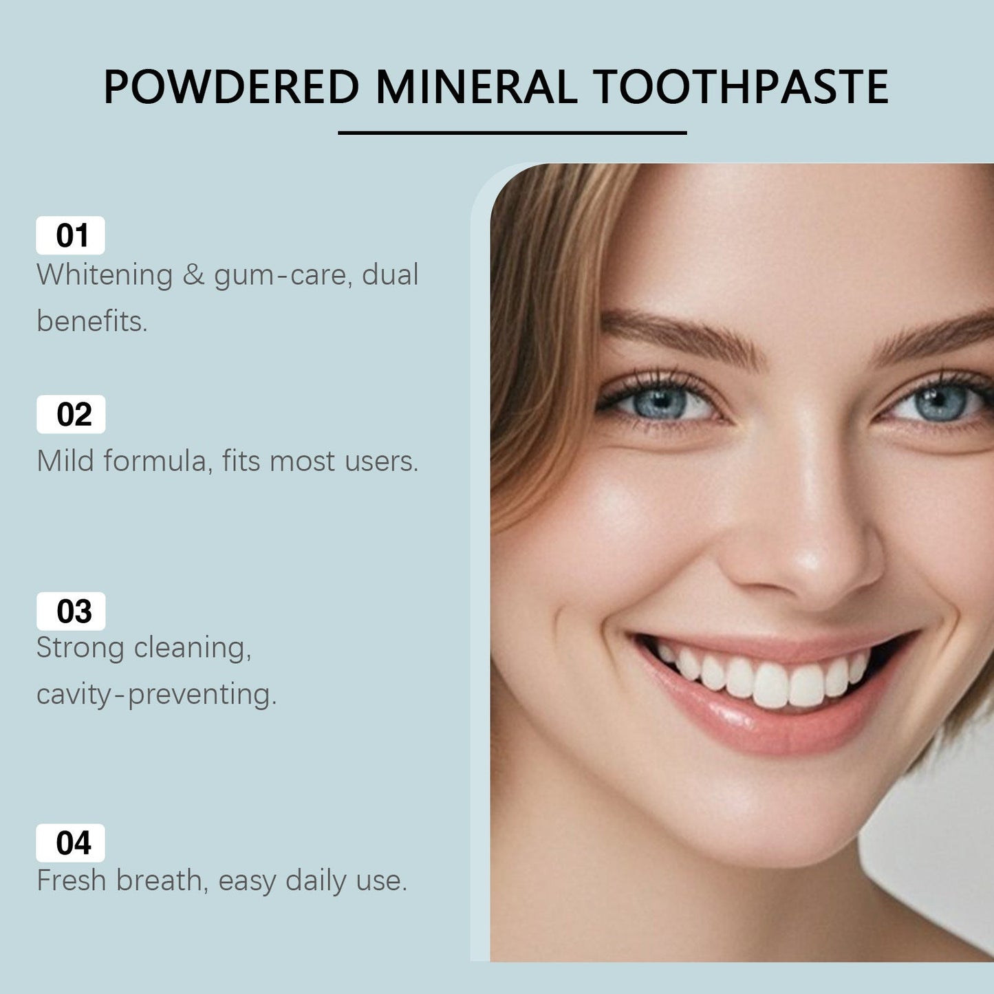 Brightening Care Tooth Powder,POWDERED TOOTHPASTE