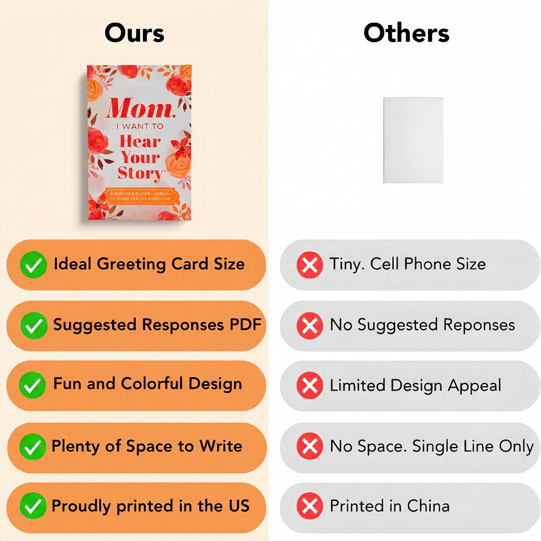 "Mom, I Want to Hear Your Story"- The Gift Your Mom Will Love!