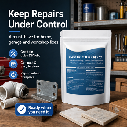 🎉Last Day Buy1 Get 1Free🎉Steel Reinforced Epoxy Repair Putty for Metal Wood Concrete and PVC