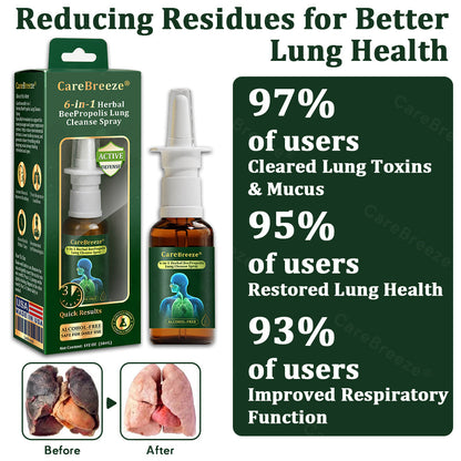 Alisanda® 6-in-1 Herbal BeePropolis Lung Cleanse Spray(⚡Fast Relief 🫁Long-Lasting Benefits)