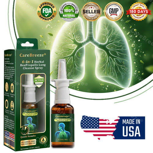 Alisanda® 6-in-1 Herbal BeePropolis Lung Cleanse Spray(⚡Fast Relief 🫁Long-Lasting Benefits)