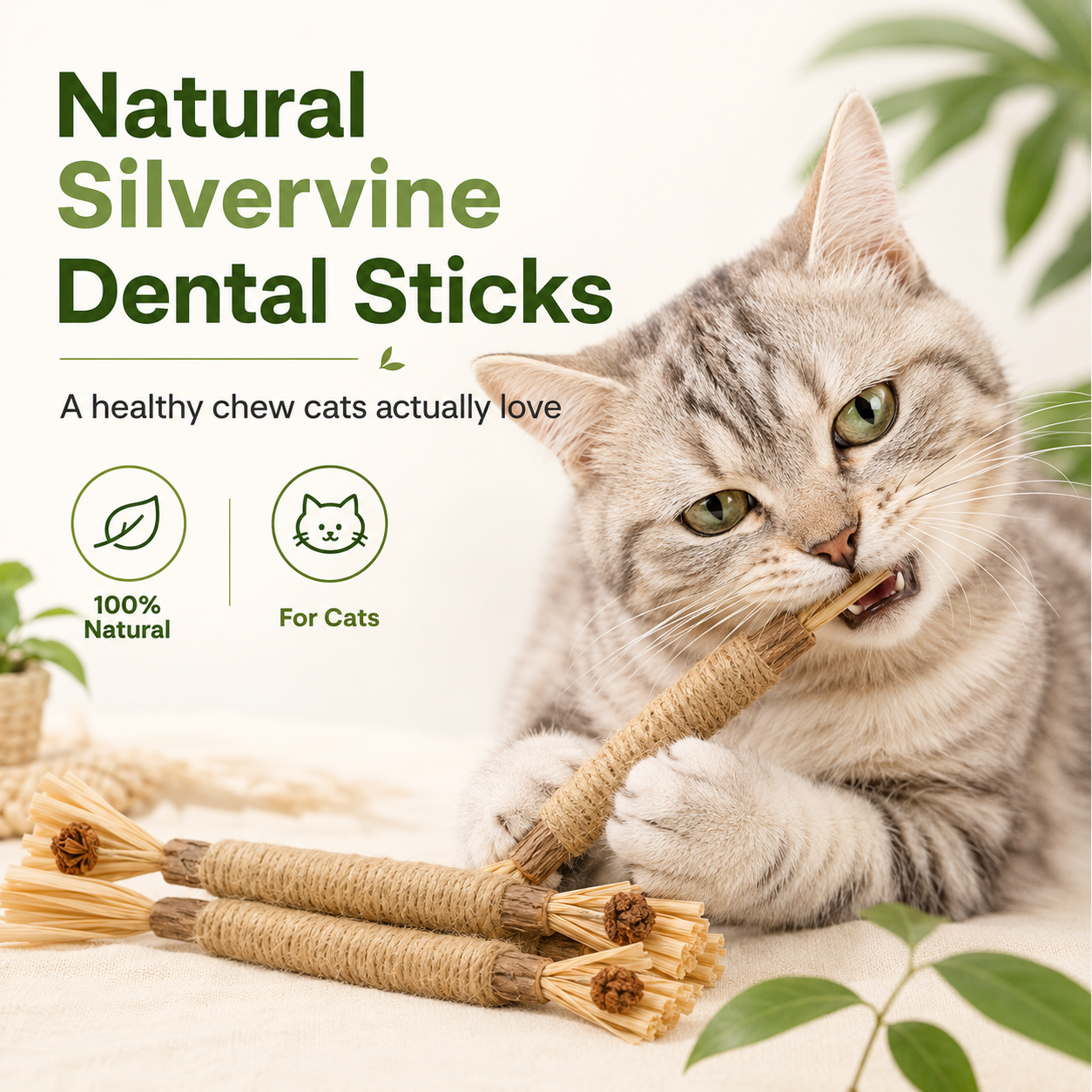 Natural Silvervine Dental Sticks