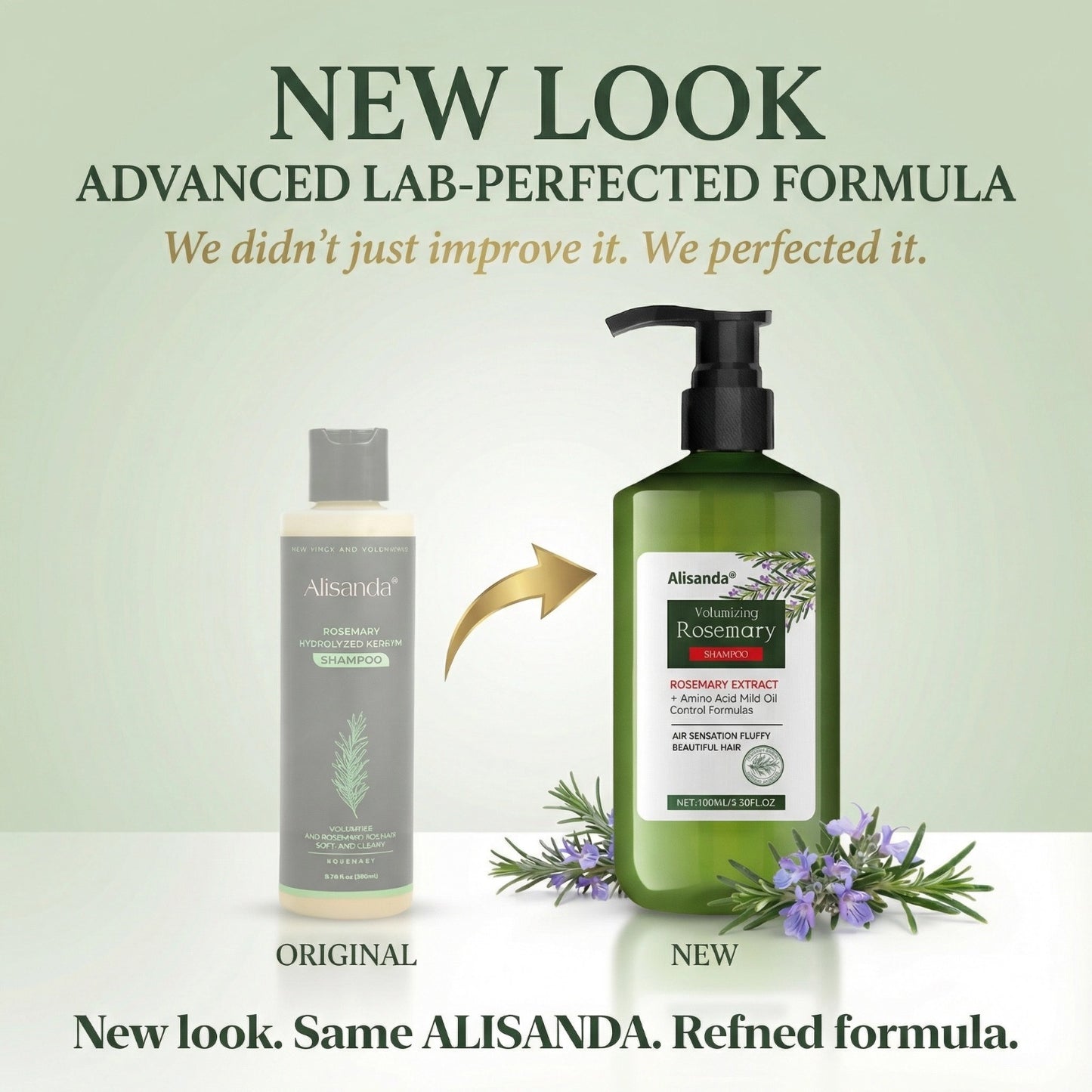 🔥LAST DAY 60% OFF🔥Alisanda® Rosemary Volumizing Shampoo