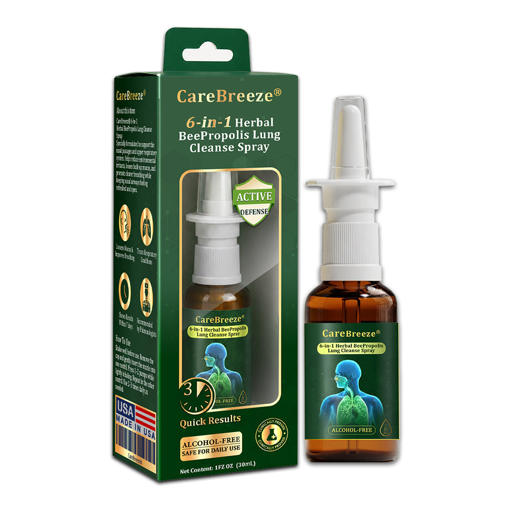 Alisanda® 6-in-1 Herbal BeePropolis Lung Cleanse Spray(⚡Fast Relief 🫁Long-Lasting Benefits)