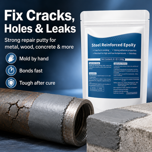 🎉Last Day Buy1 Get 1Free🎉Steel Reinforced Epoxy Repair Putty for Metal Wood Concrete and PVC