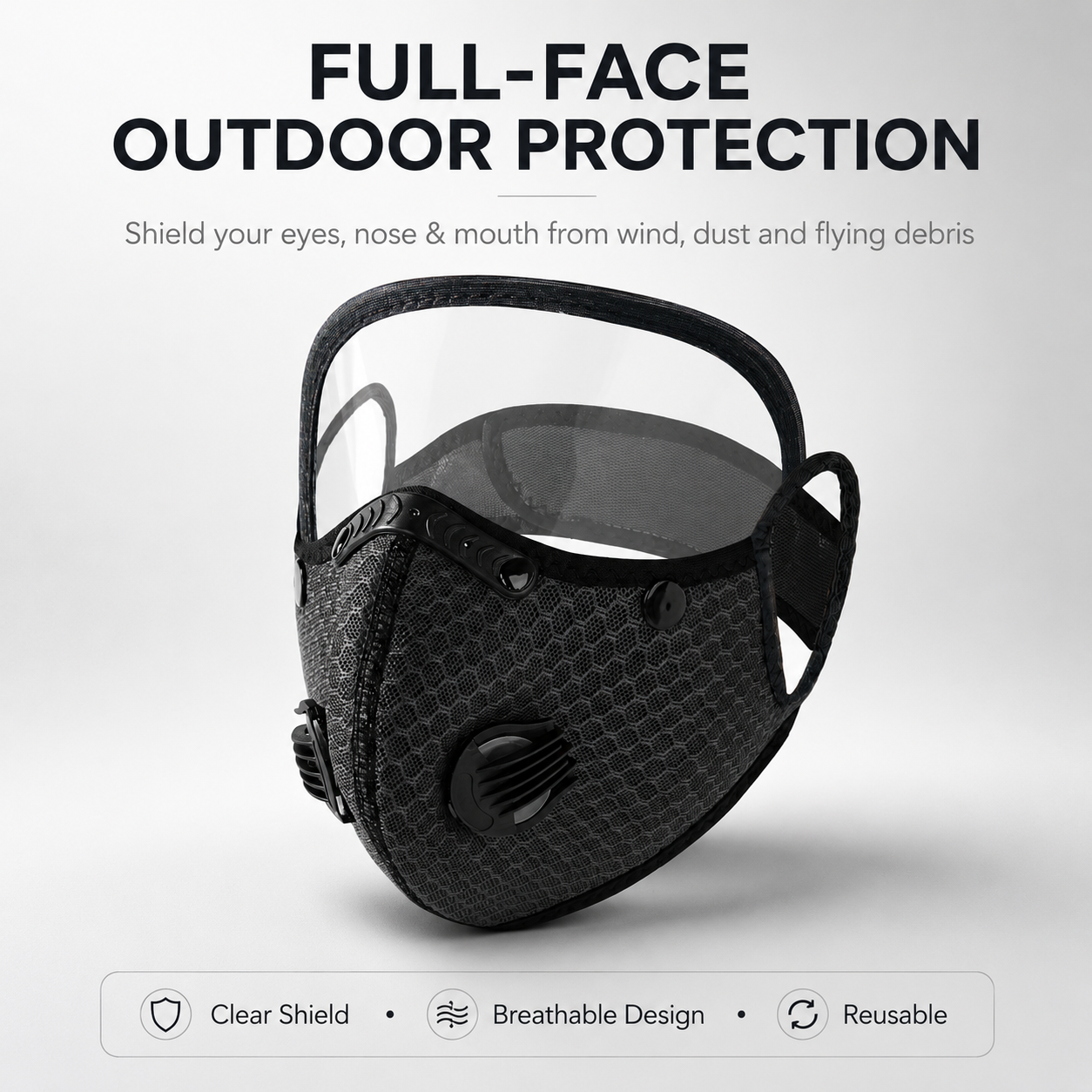 🏍️ Universal Wind & Dust Face Protection – Stretchy, Comfortable & Versatile