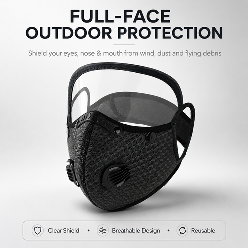 🏍️ Universal Wind & Dust Face Protection – Stretchy, Comfortable & Versatile