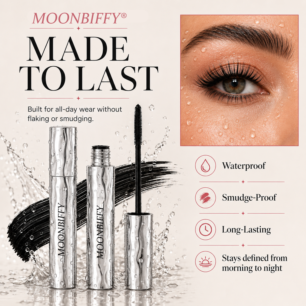 LAST DAY - BUY 1 GET 1 FREE💜Waterproof Curling & Lengthening Mascara
