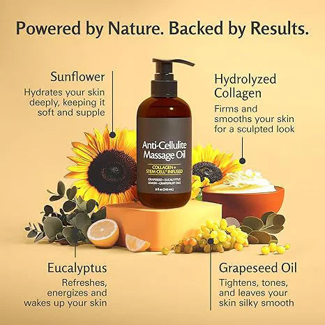 Deep Hydration & Firming Body Oil for Smooth, Supple Skin(240ml / 8oz)