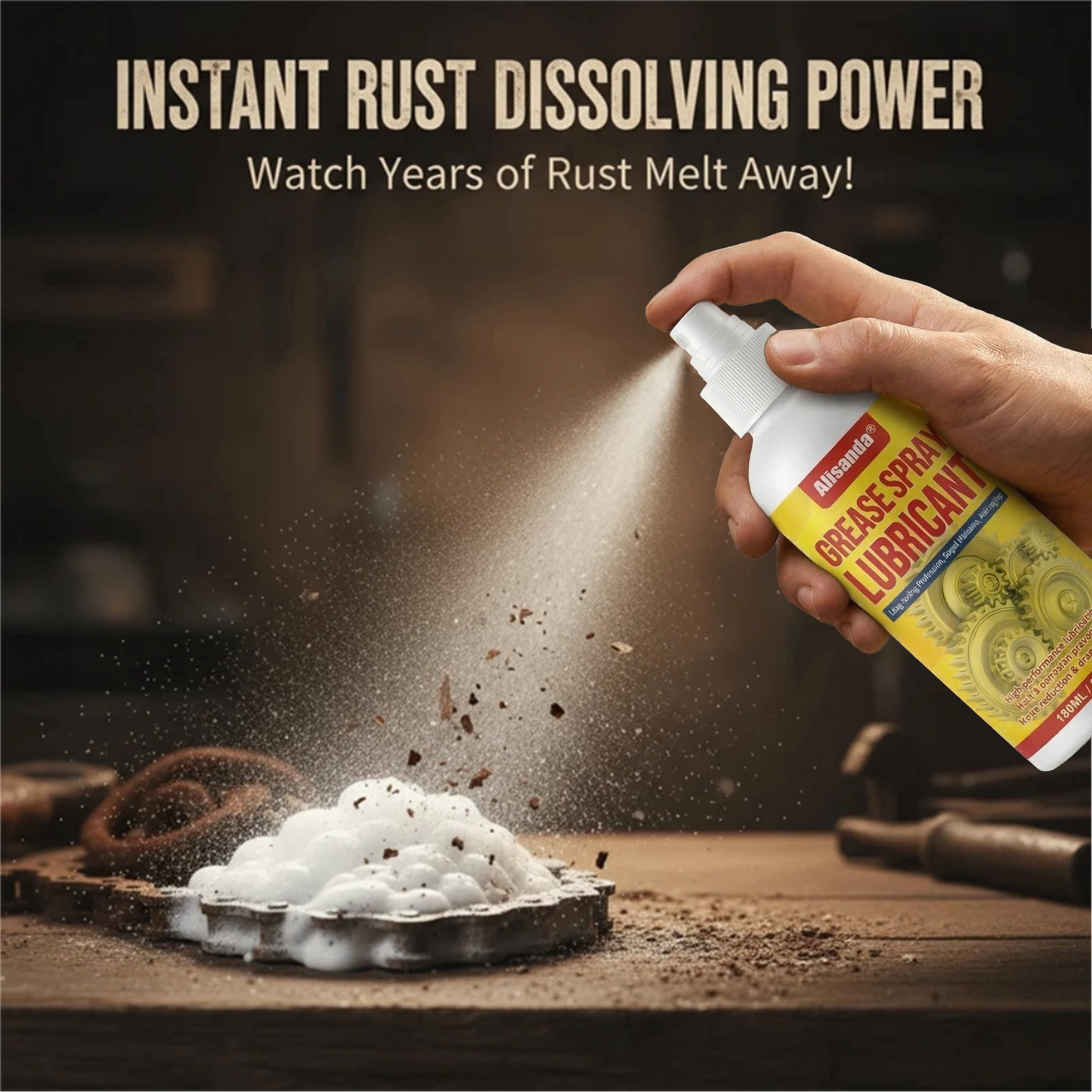 Anti-Rust Lubricant Spray & Rust Remover