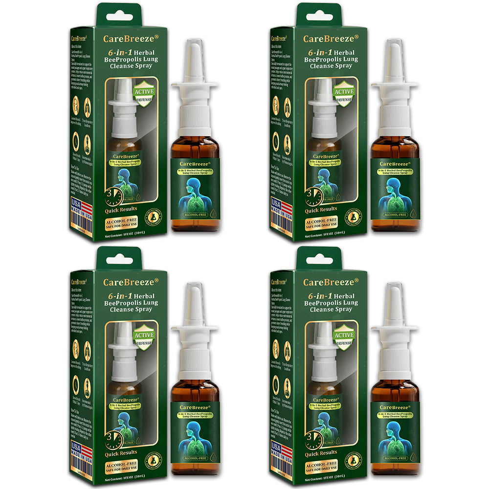 Alisanda® 6-in-1 Herbal BeePropolis Lung Cleanse Spray(⚡Fast Relief 🫁Long-Lasting Benefits)