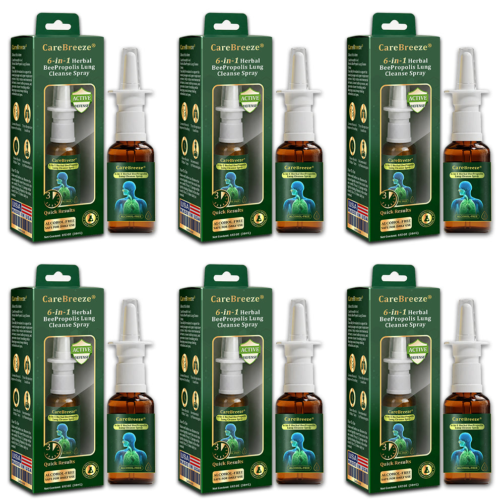 Alisanda® 6-in-1 Herbal BeePropolis Lung Cleanse Spray(⚡Fast Relief 🫁Long-Lasting Benefits)