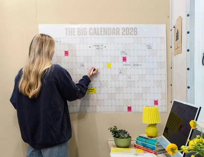🔥Last Day 49% OFF 📅The Big Calendar 2026 - Design Your Amazing 2026!🏃