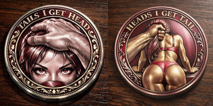 🌹Early Valentine Sale 60% OFF -❤️Heads I Get Tail / Tails I Get Head Commemorative Coin
