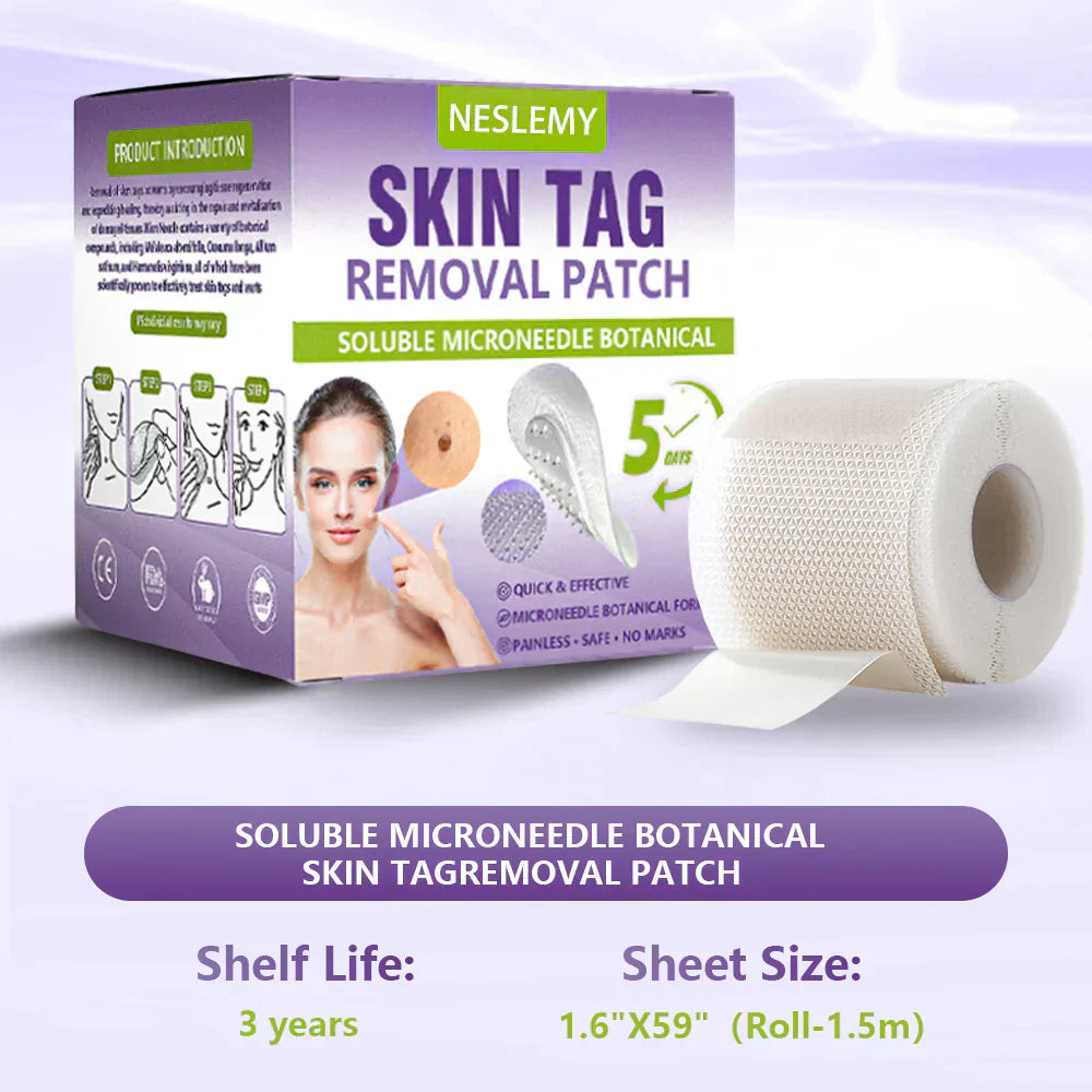 🔥🔥NESLEMY® Soluble Microneedle Botanical Skin Tag Removal Patch