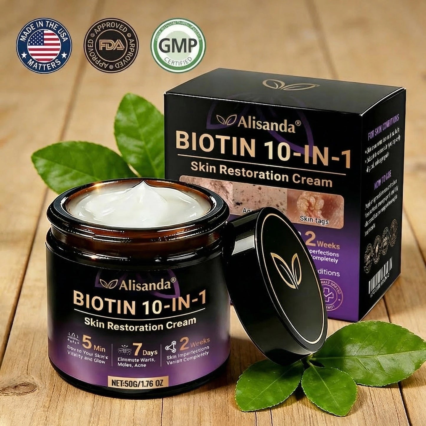 ✨Alisanda® Biotin 10-in-1 Skin Restoration Cream 🌙