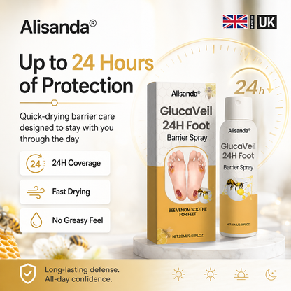 Alisanda® GlucaVeil 24H Foot Barrier Spray