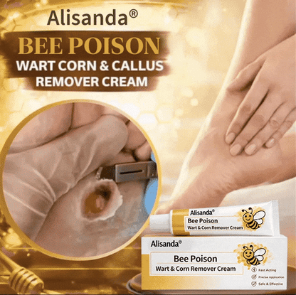 👨‍⚕️Alisanda®Bee Poison Wart & Corn Remover Cream⚡