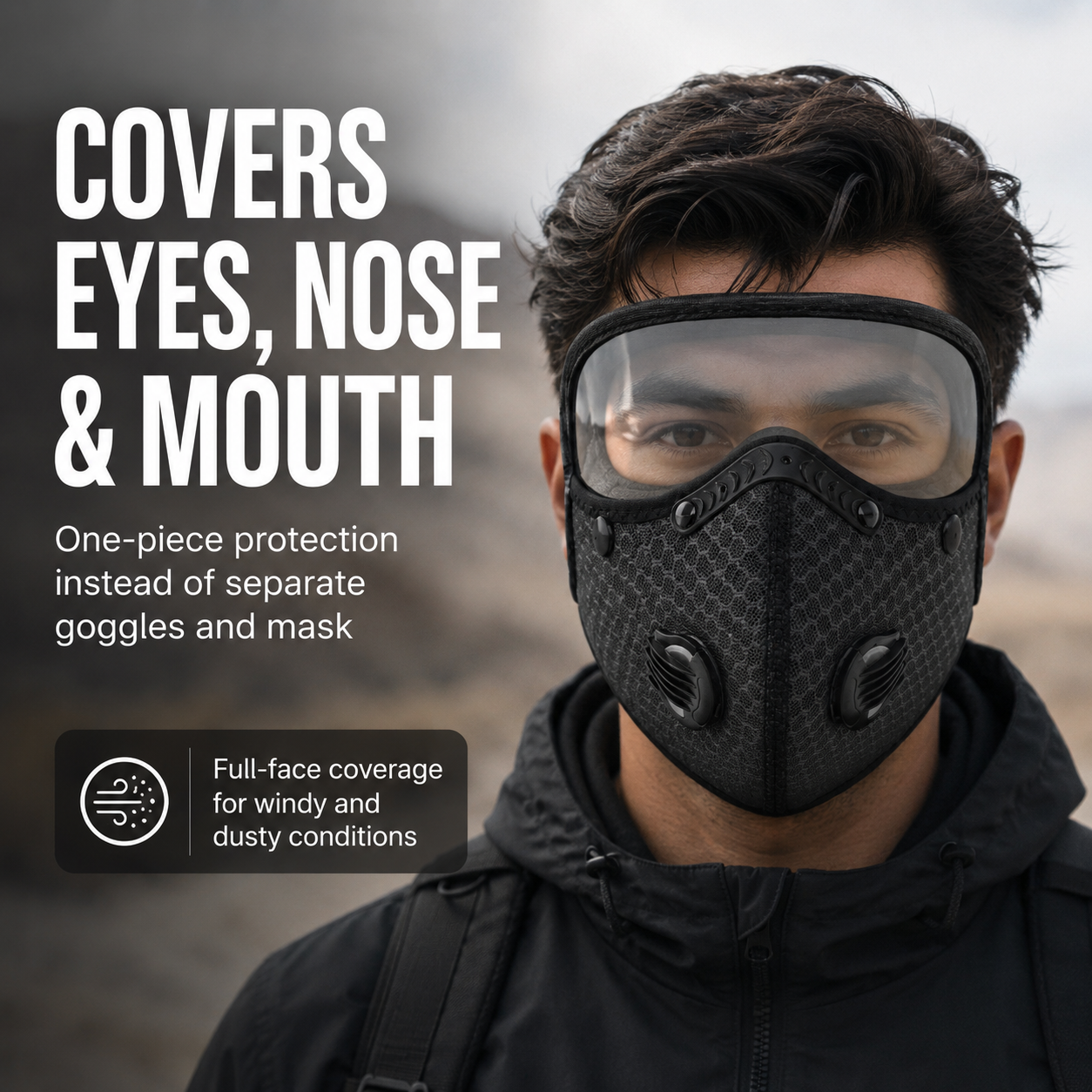 🏍️ Universal Wind & Dust Face Protection – Stretchy, Comfortable & Versatile