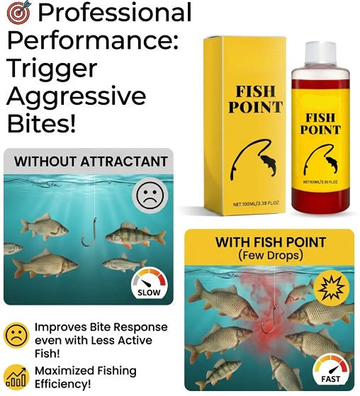 Concentrated Fish Attractant Liquid – Fast-Acting Red Worm Bait Additive