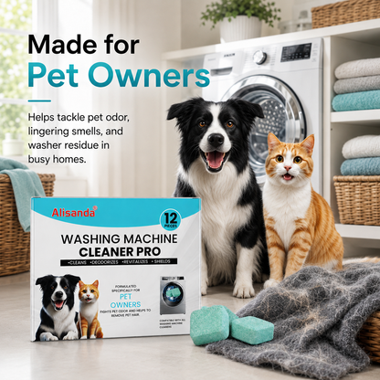 🔥Last Day Buy 1 Get 1 Free🔥Washing Machine Cleaner Tablets – Deep Clean Washer Odors, Residue & Pet Hair Buildup