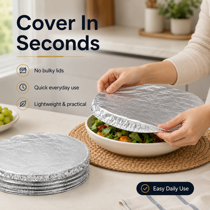 Aluminum Foil Food Cover Heat Retaining Fresh Keeping Kitchen Table Cover