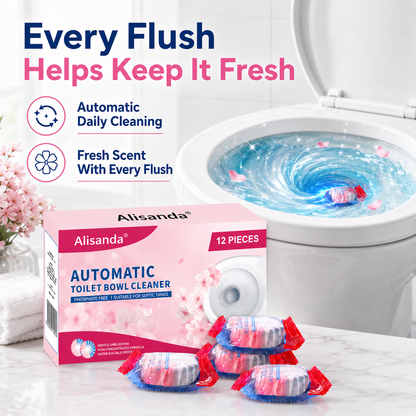 Dual-Color Toilet Bowl Cleaner - 2-in-1 Clean & Deodorize