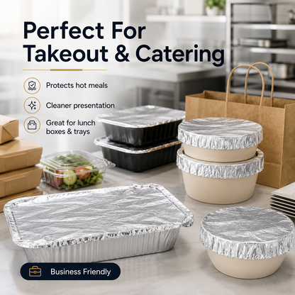 Aluminum Foil Food Cover Heat Retaining Fresh Keeping Kitchen Table Cover
