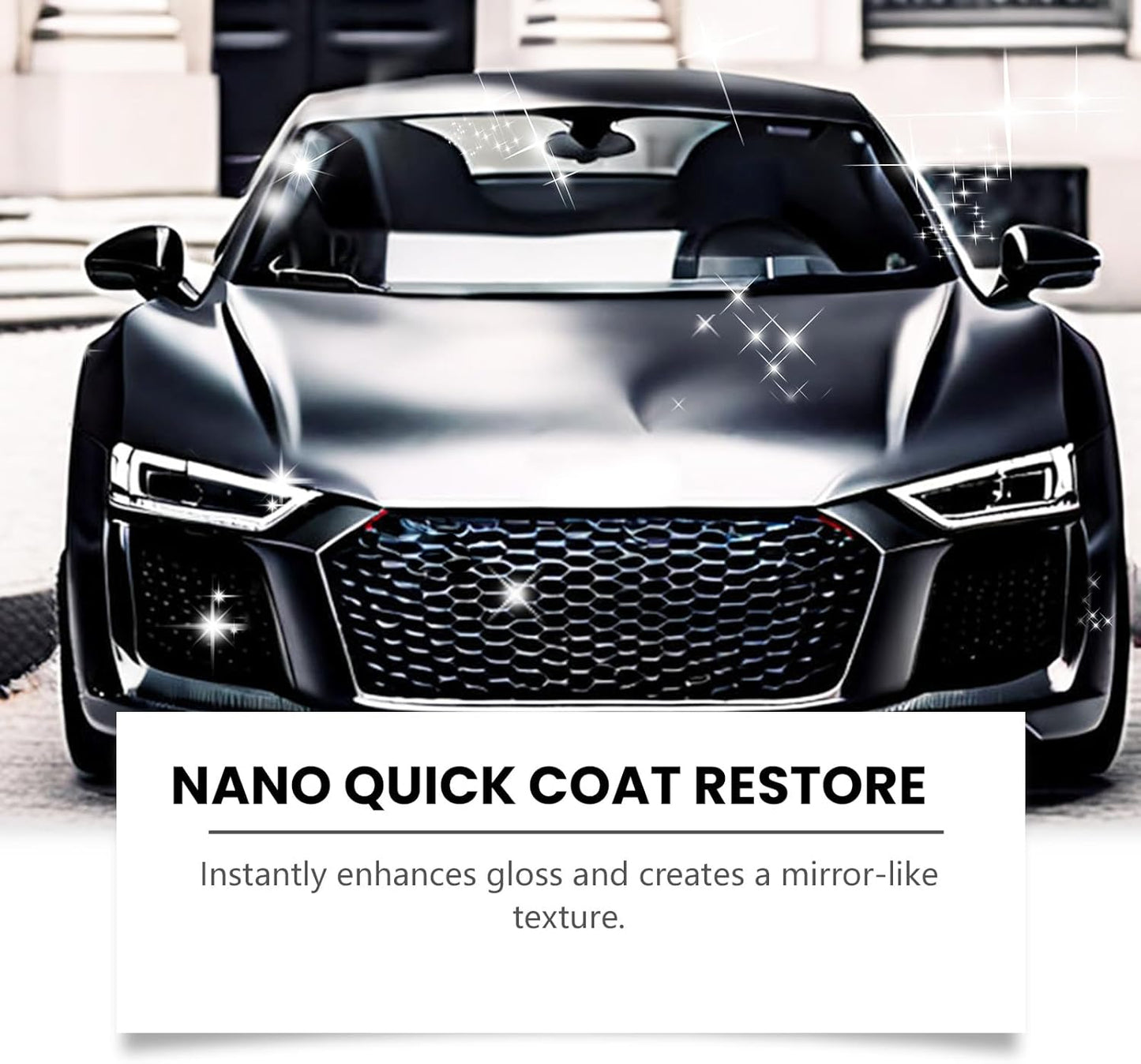 Automotive Nano Coating Repair Agent - With Dust and Water Repellent Properties - Long-lasting and Durable with Gloss