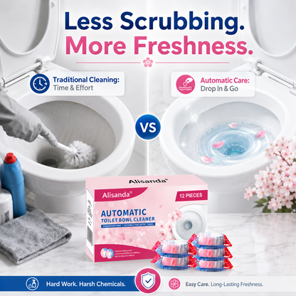 Dual-Color Toilet Bowl Cleaner - 2-in-1 Clean & Deodorize