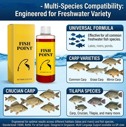 Concentrated Fish Attractant Liquid – Fast-Acting Red Worm Bait Additive