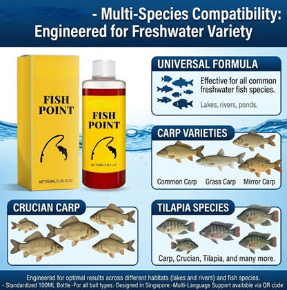 Concentrated Fish Attractant Liquid – Fast-Acting Red Worm Bait Additive