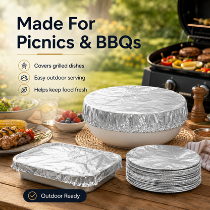Aluminum Foil Food Cover Heat Retaining Fresh Keeping Kitchen Table Cover