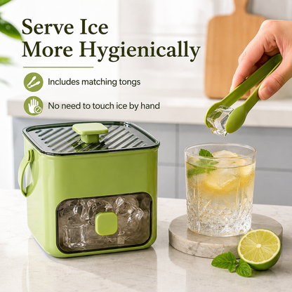 Handled Press-Type Ice Cube