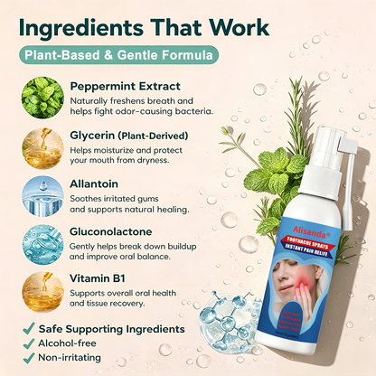 🦷All-in-One Oral Repair Spray – One Spray to Fix Bad Breath, Bleeding Gums & Tartar