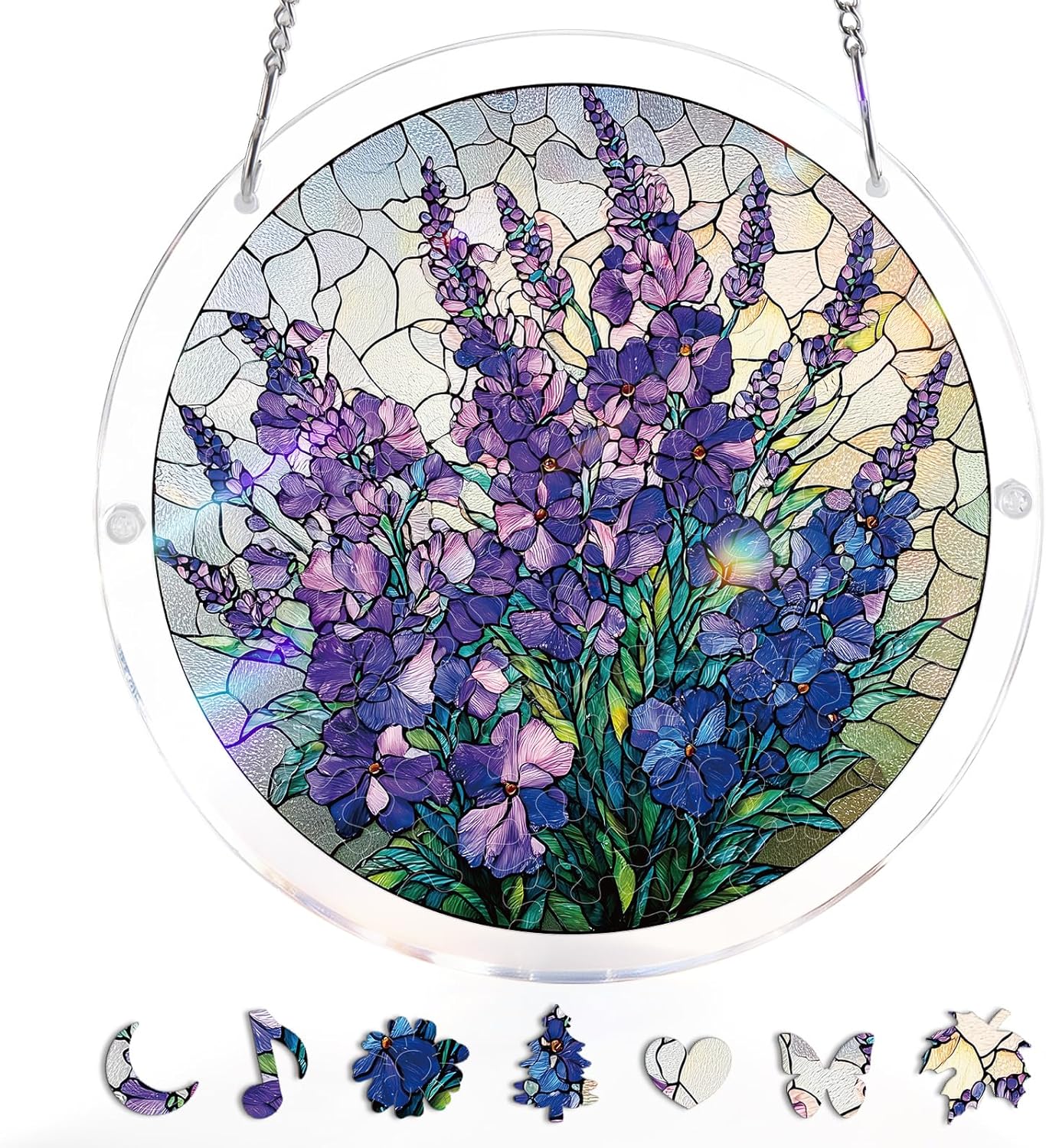 🔥Mother’s Day 49% OFF - DIY Acrylic Jigsaw Puzzle Suncatcher