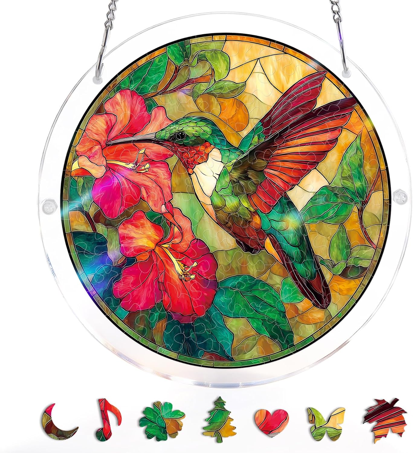 🔥Mother’s Day 49% OFF - DIY Acrylic Jigsaw Puzzle Suncatcher