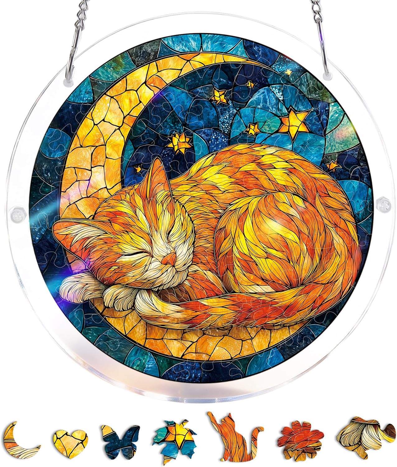 🔥Mother’s Day 49% OFF - DIY Acrylic Jigsaw Puzzle Suncatcher