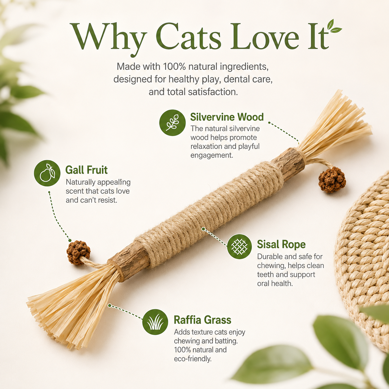 Natural Silvervine Dental Sticks