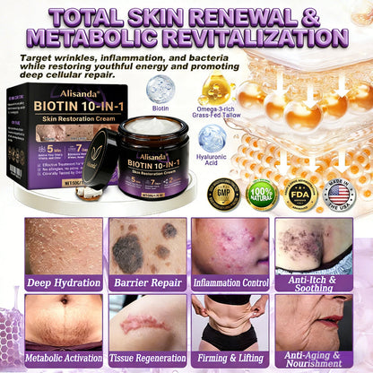 ✨Alisanda® Biotin 10-in-1 Skin Restoration Cream 🌙