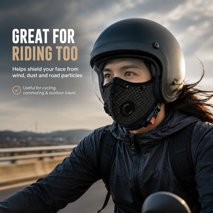 🏍️ Universal Wind & Dust Face Protection – Stretchy, Comfortable & Versatile