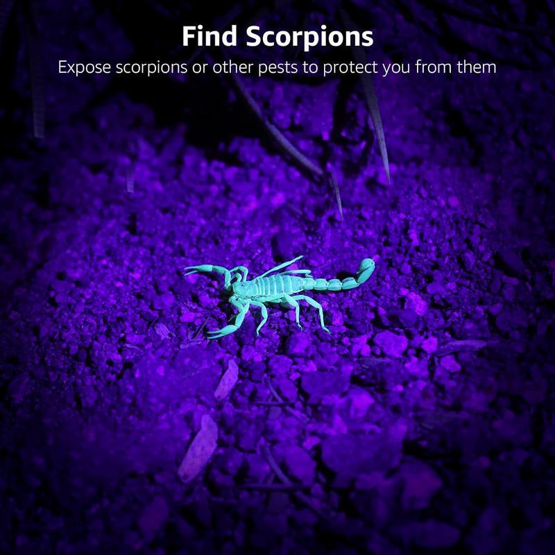 51 LED UV Blacklight Pet Urine Detector for Dog/Cat Urine(Battery not included)