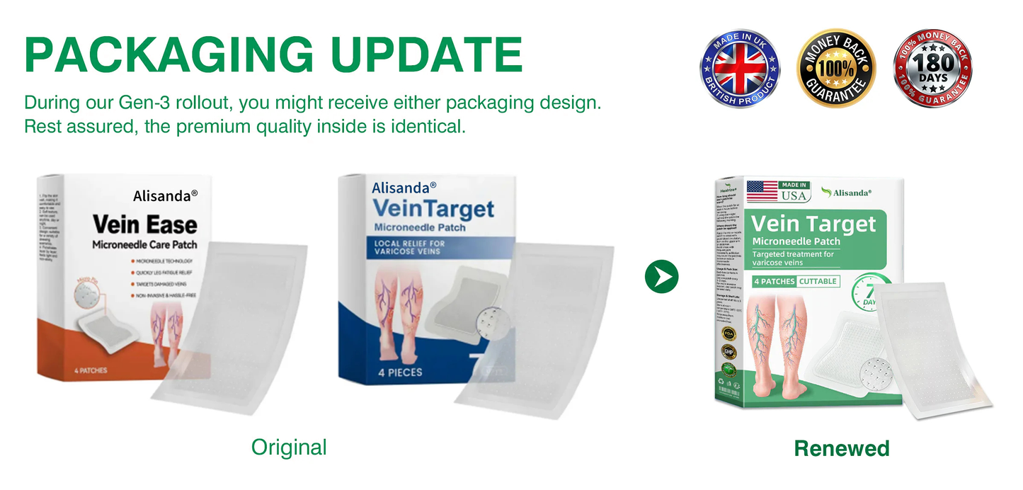 💧Alisanda® VeinTarget Microneedle Patch⚡Instant Relief, Long-Term Results