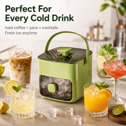 Handled Press-Type Ice Cube