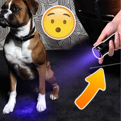 51 LED UV Blacklight Pet Urine Detector for Dog/Cat Urine(Battery not included)